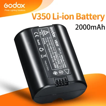 Godox VB20 V350 Flash Speedlite 7.2 v 2000mAh Li-ion Baterija Godox V350C V350N 350S V350F V350O Speedlite (VB20 Baterija)