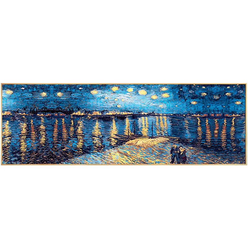 Impresionistų Van Gogho Meno kūrinius Naftos Paveikslų Spausdinimas ant Drobės, Abstrakčiai Kviečių Laukas Žvaigždėtą Naktį Plakatas Namų Sienų Dekoras (be Rėmelio)
