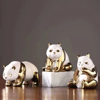 Keramikos Mielas Golden Panda Amatų Kūrybinės Office 