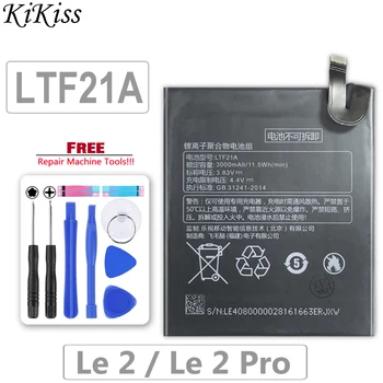 LTF21A Baterija LeEco Letv Le Telefono Le 2 X620 / Le 2 Pro X520 X527 3000mAh tiekimo nemokamas įrankis / Sekimo Numerį