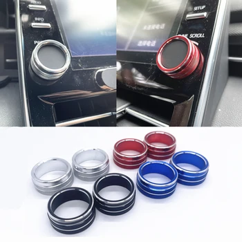 Tinka Toyota 2019-2021 Azijos Drakonas konsolė garso reguliavimo rankenėlę dekoratyvinis žiedas metalo china rėmo automobilių accessori