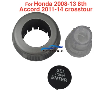 1PC Honda 2008-13 8 Sutarimu 2011-14 crosstour CD, navigacija, garso mygtuką, radijo stoties pasirinkimo rankena, padengti